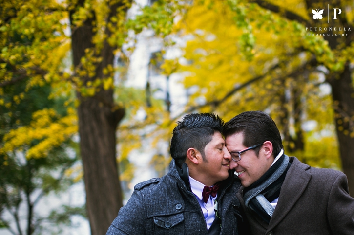 New York City Hall gay Latin wedding