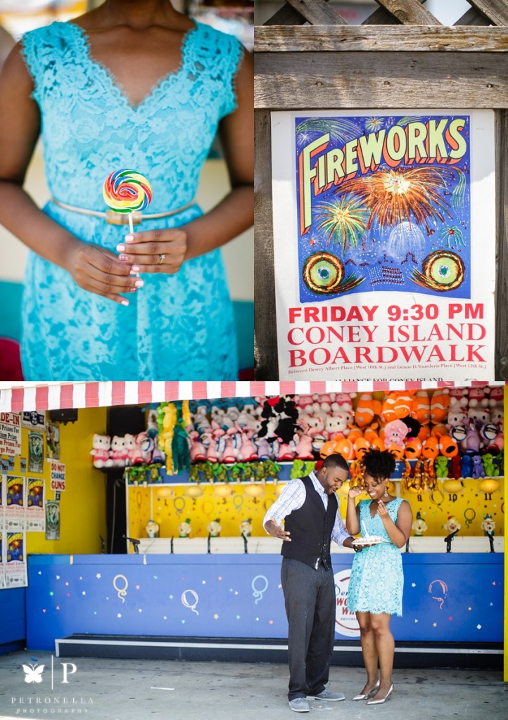 Coney Island Brooklyn engagement session Desiree Marvin Petronella Photography (9)