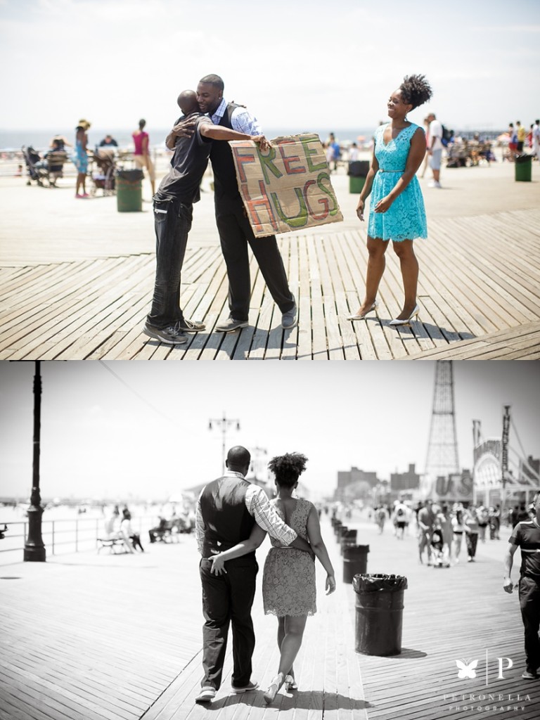 Coney Island Brooklyn engagement session Desiree Marvin Petronella Photography (10)