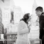 Andaz Hotel New York elopement Australian couple