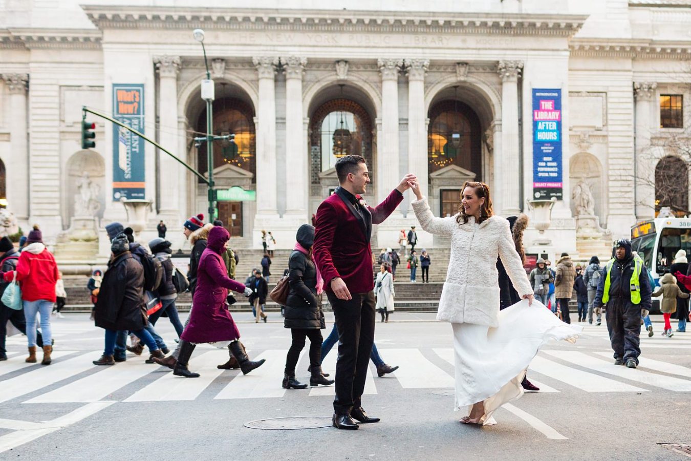 Andaz Hotel New York elopement Australian couple