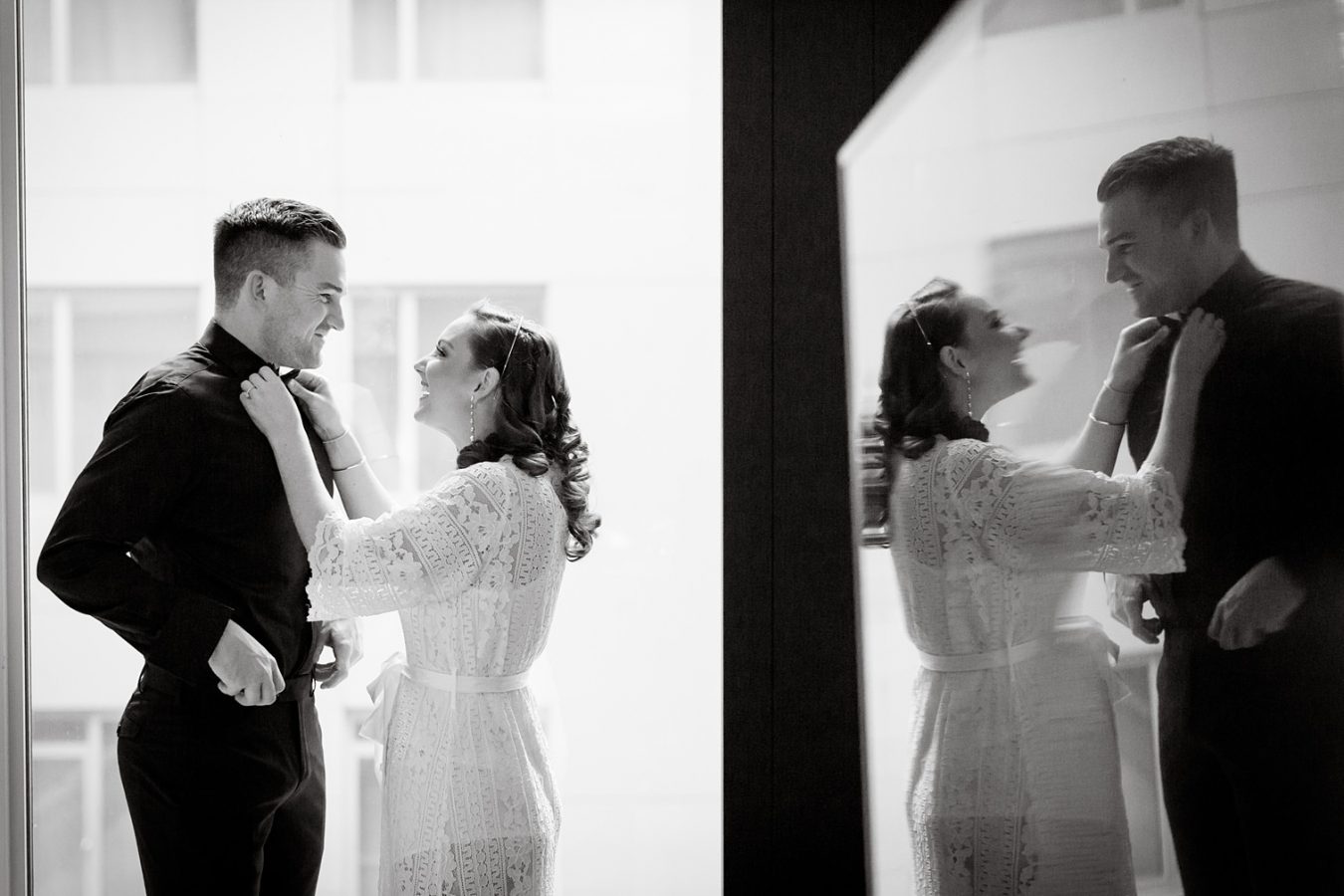 Andaz Hotel New York elopement Australian couple