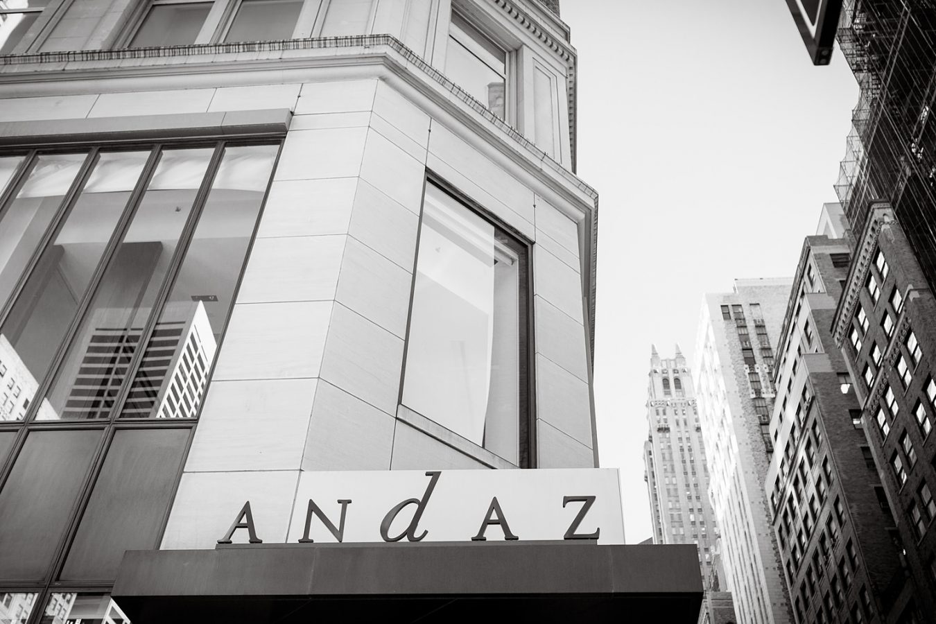 Andaz Hotel New York elopement Australian couple