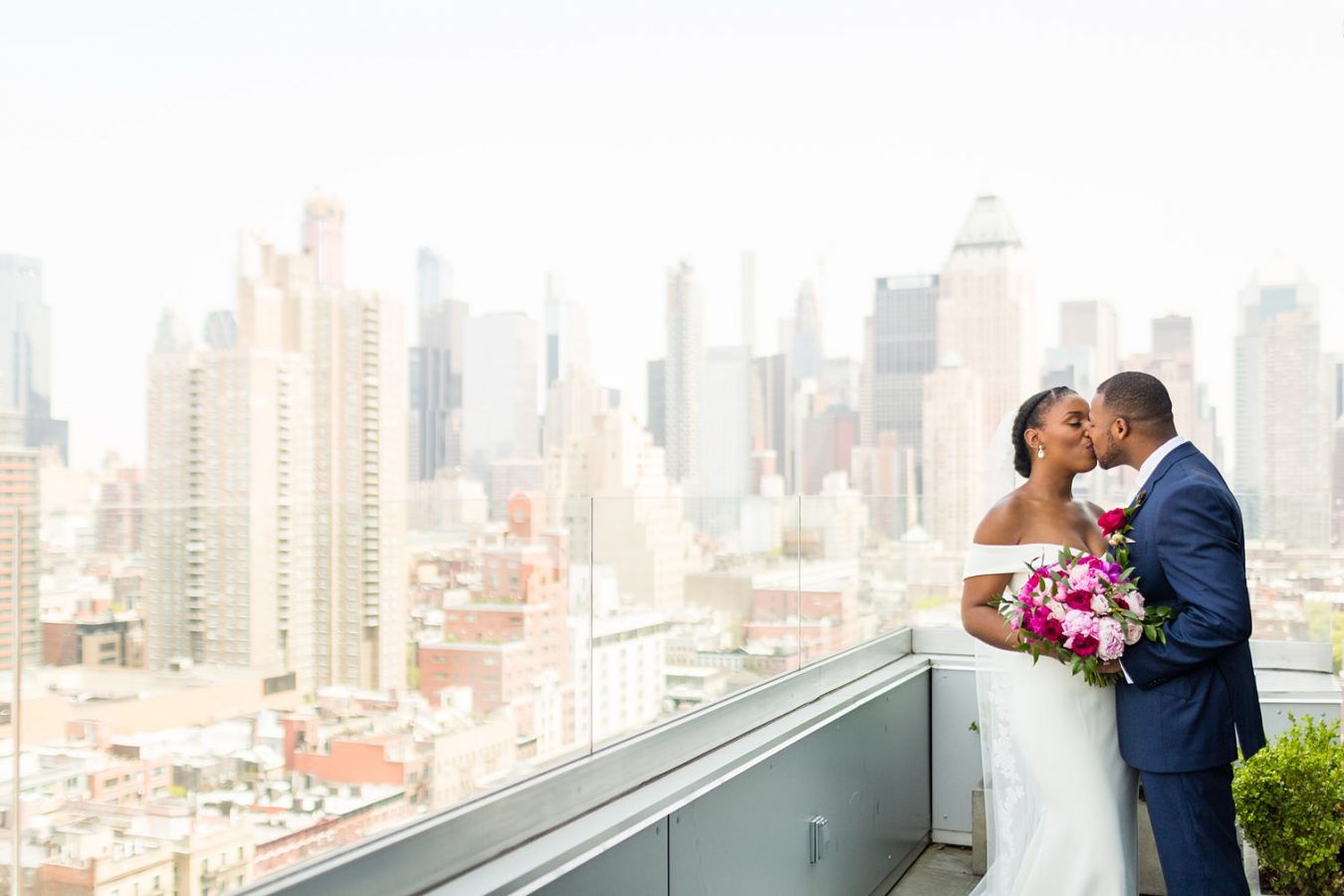 Ink48 Intimate Rooftop Wedding New York