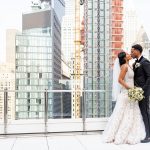 View of the World Intimate New York rooftop wedding