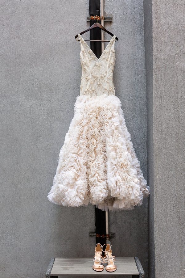 View of the World Intimate New York rooftop wedding