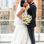 View of the World Intimate New York rooftop wedding