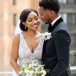 View of the World Intimate New York rooftop wedding