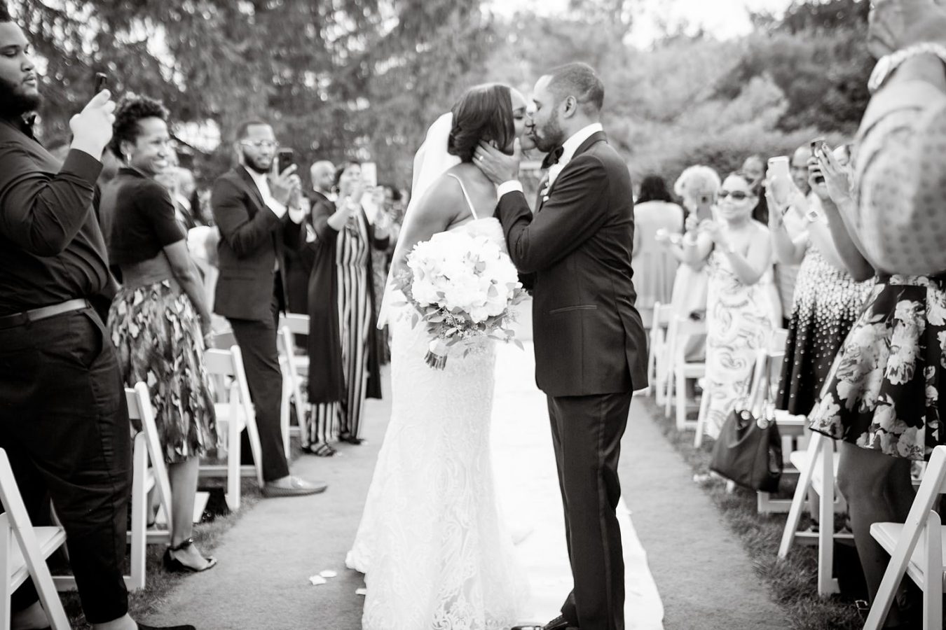 Blue Bell Country black wedding photographer