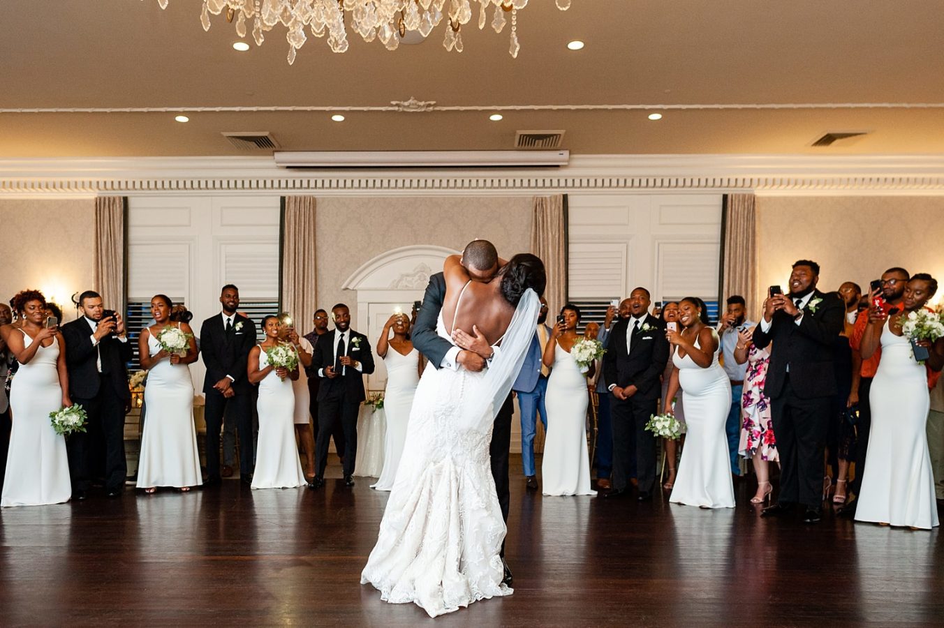 Blue Bell Country black wedding photographer