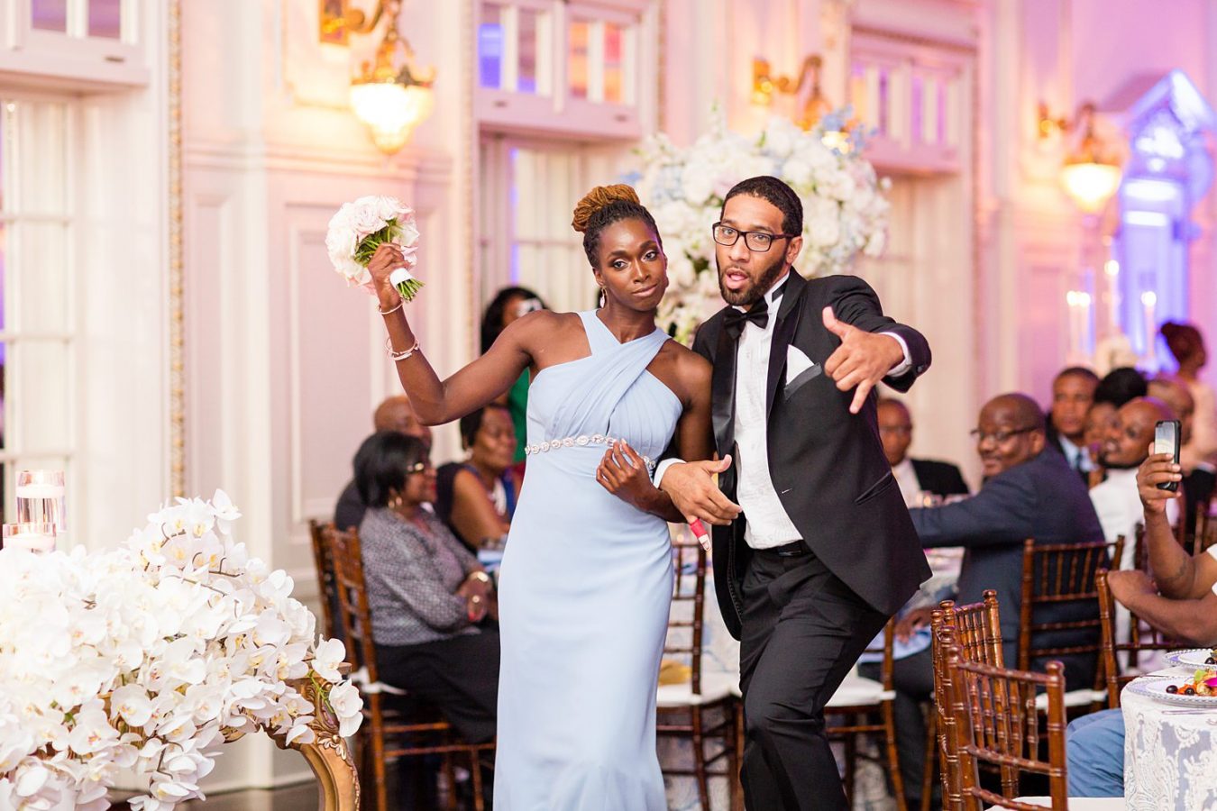 Bourne Mansion multicultural wedding black wedding photographer