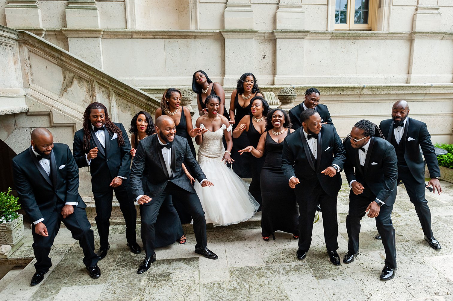 Burden Kahn Mansion Haitian multicultural wedding
