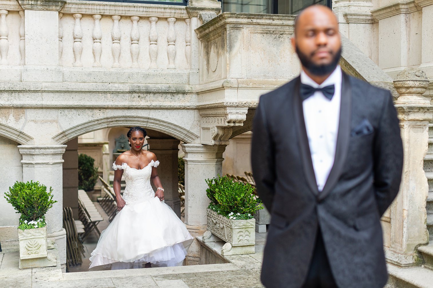 Burden Kahn Mansion Haitian multicultural wedding