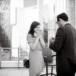 New York Indian couple rooftop marriage proposal
