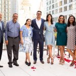 New York Indian couple rooftop marriage proposal