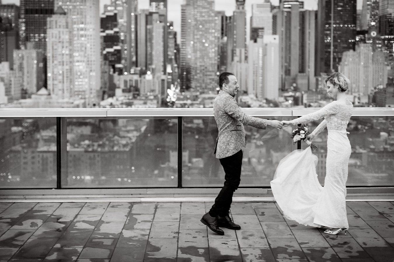 Ink48 New York rooftop multicultural wedding