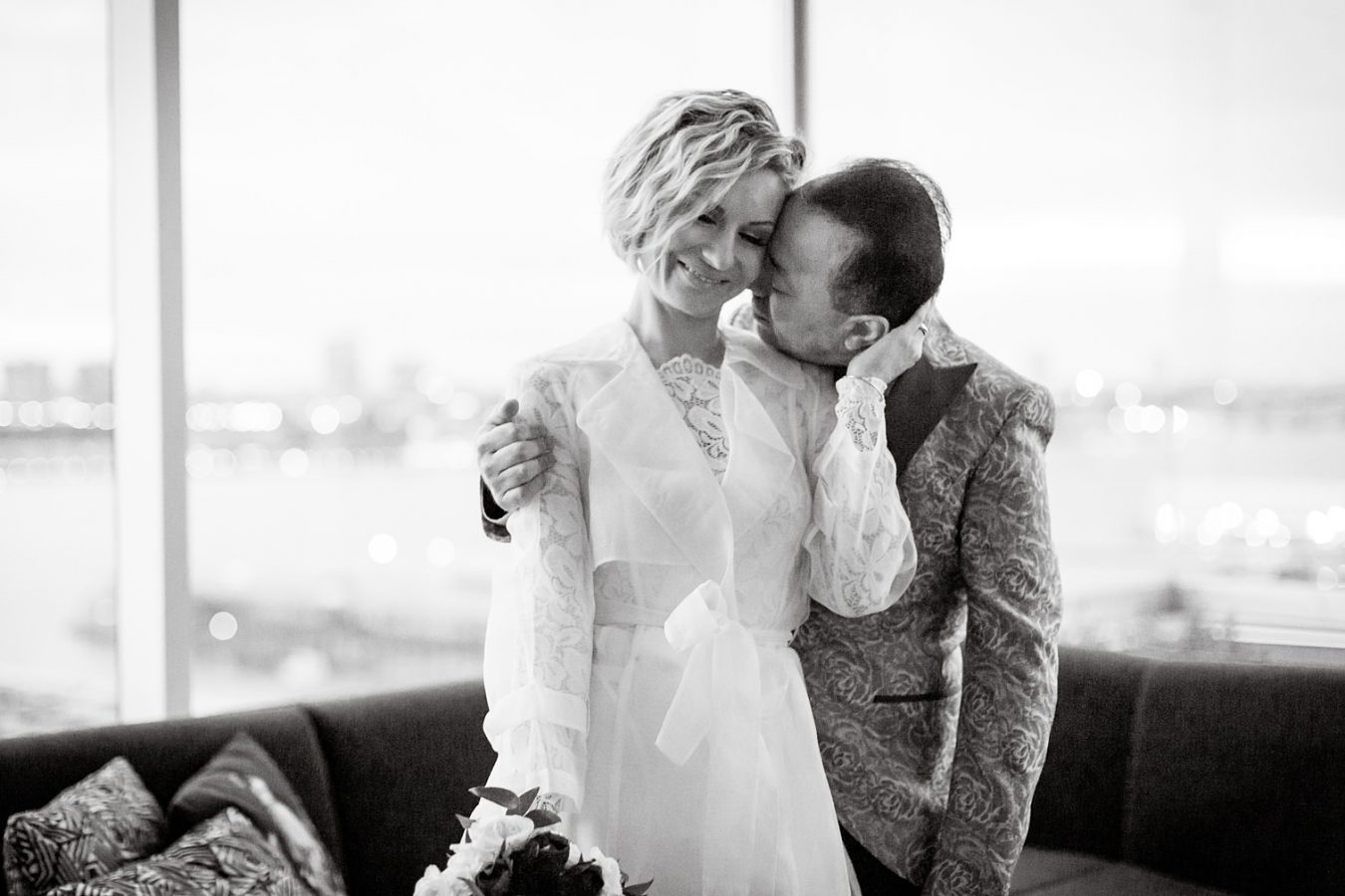 Ink48 New York rooftop multicultural wedding
