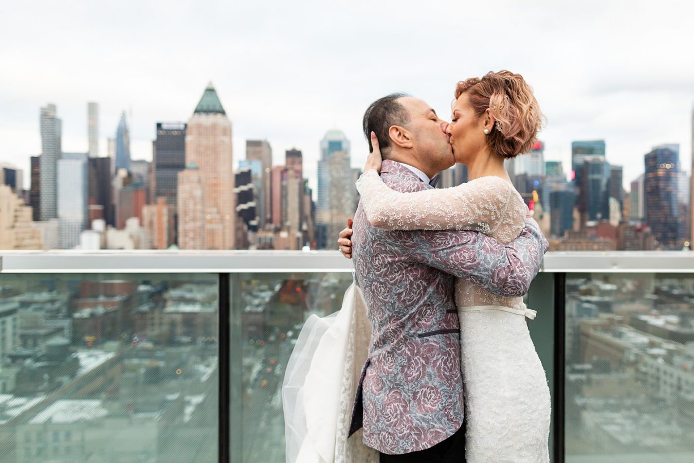 Ink48 New York rooftop multicultural wedding