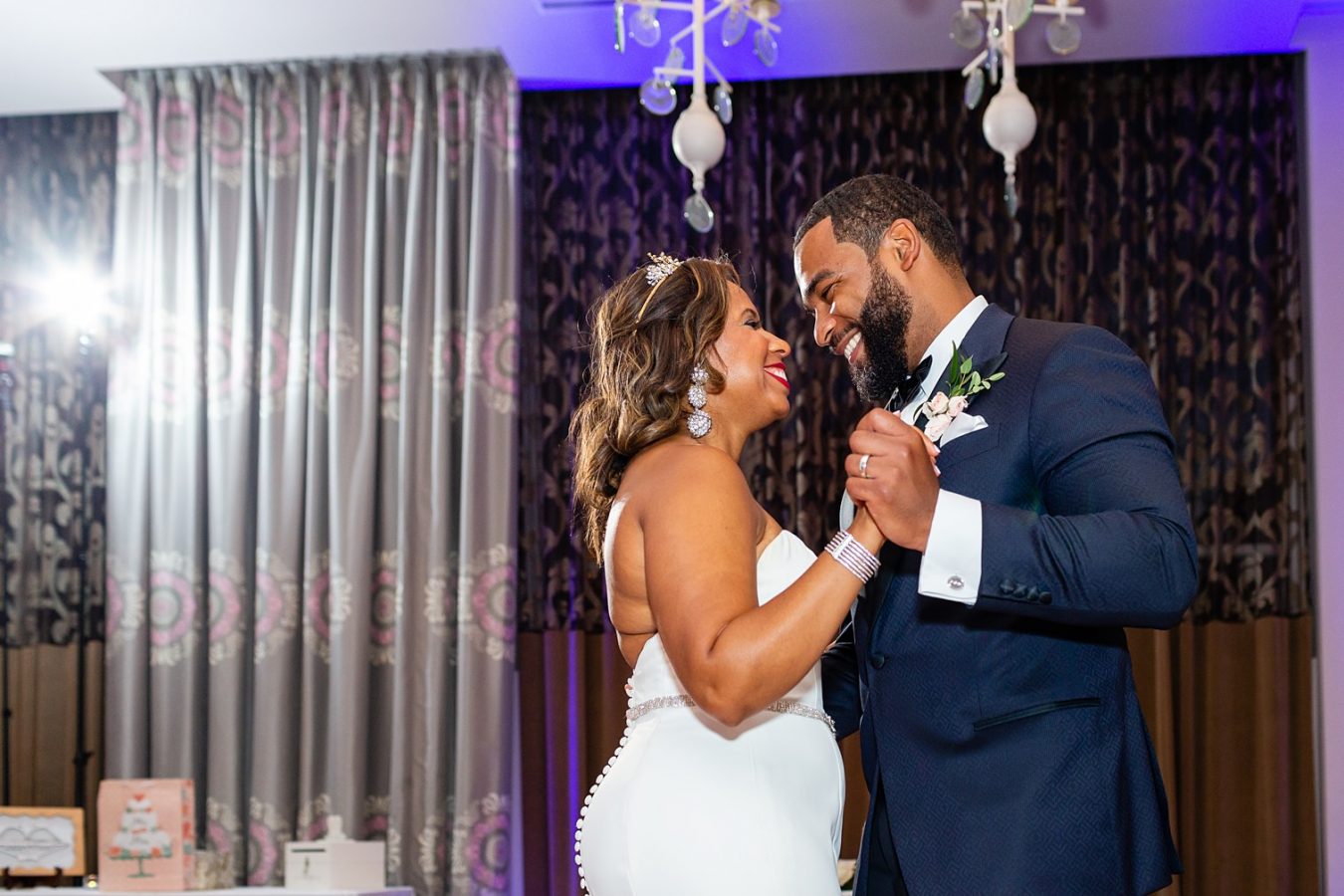 Kimpton Monaco Philadelphia black wedding photographer