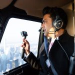 Indian couple New York helicopter marriage proposal