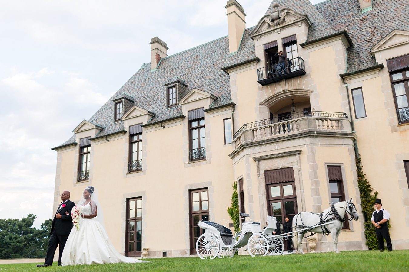 Oheka Castle black Haitian wedding photographer