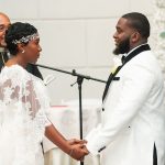 Sand Castle black love multicultural wedding