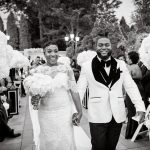 Sand Castle black love multicultural wedding