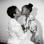 Sand Castle black love multicultural wedding