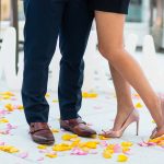 Filipino - American surprise New York Rooftop marriage proposal at View of the World