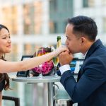 Filipino - American surprise New York Rooftop marriage proposal at View of the World