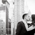 Filipino - American surprise New York Rooftop marriage proposal at View of the World