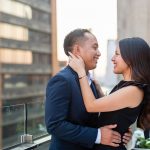 Filipino - American surprise New York Rooftop marriage proposal at View of the World