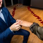 Interracial couple marriage proposal