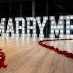 Interracial couple marriage proposal