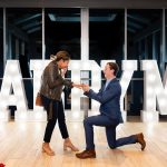 Interracial couple marriage proposal