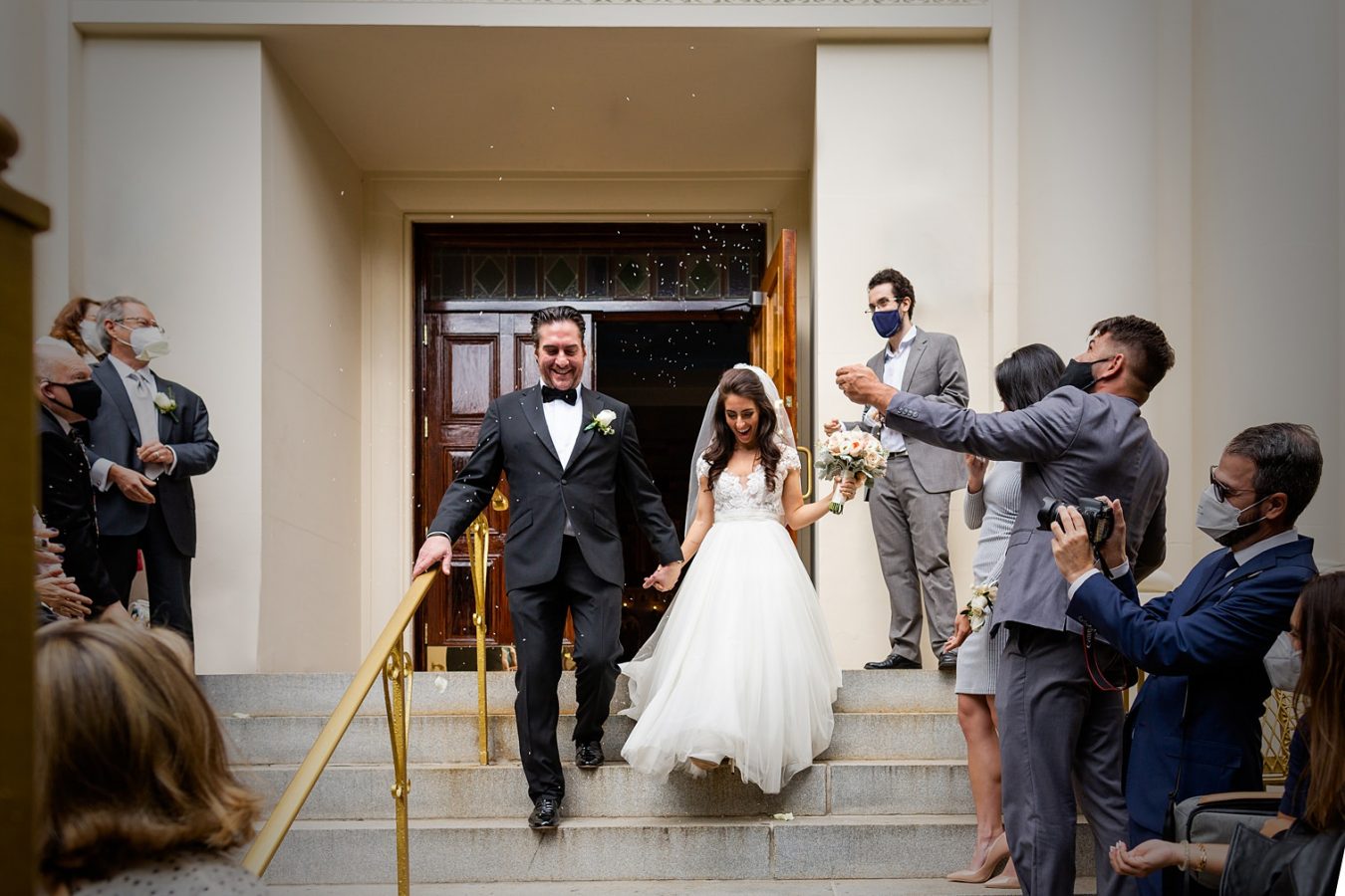 multicultural Greek Jewish intimate New York wedding at St Gerasimos church New York