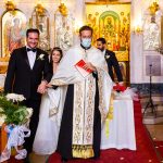 multicultural Greek Jewish intimate New York wedding at St Gerasimos church New York
