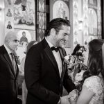 multicultural Greek Jewish intimate New York wedding at St Gerasimos church New York