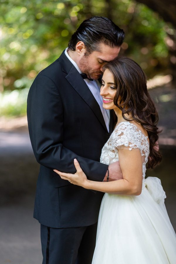 multicultural Greek Jewish intimate New York wedding at St Gerasimos church New York