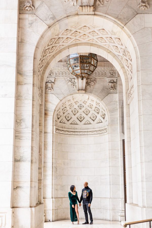 New York Public Library multicultural Jamaican engagement session