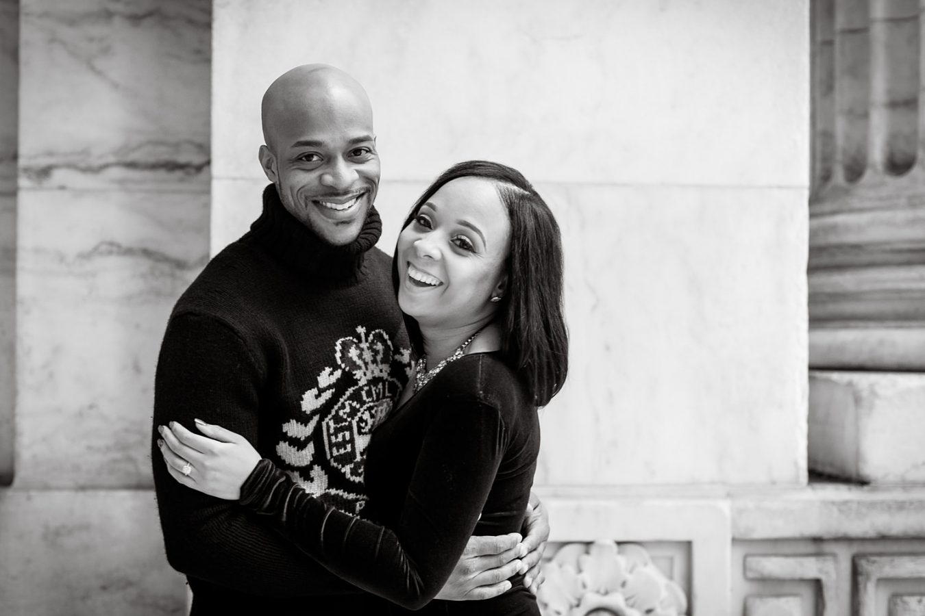 New York Public Library multicultural Jamaican engagement session