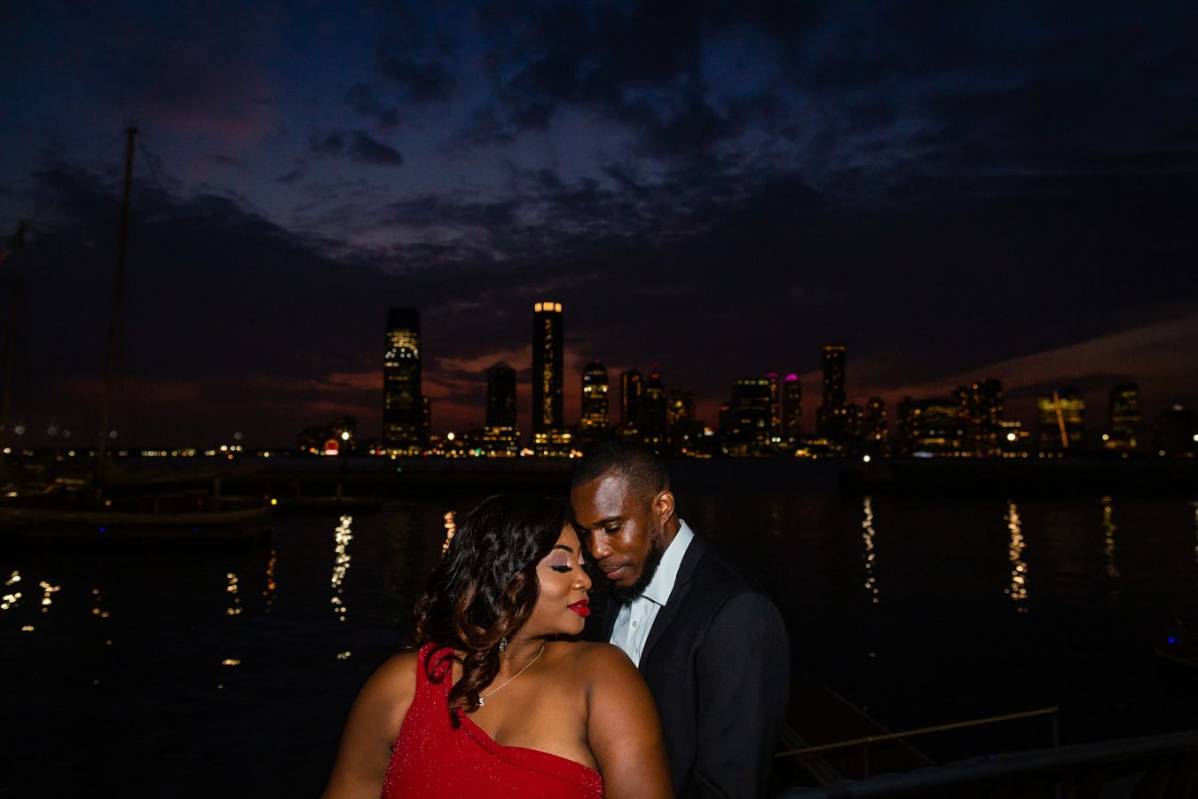 Battery Park Grenadian multicultural engagement session Petronella Photography