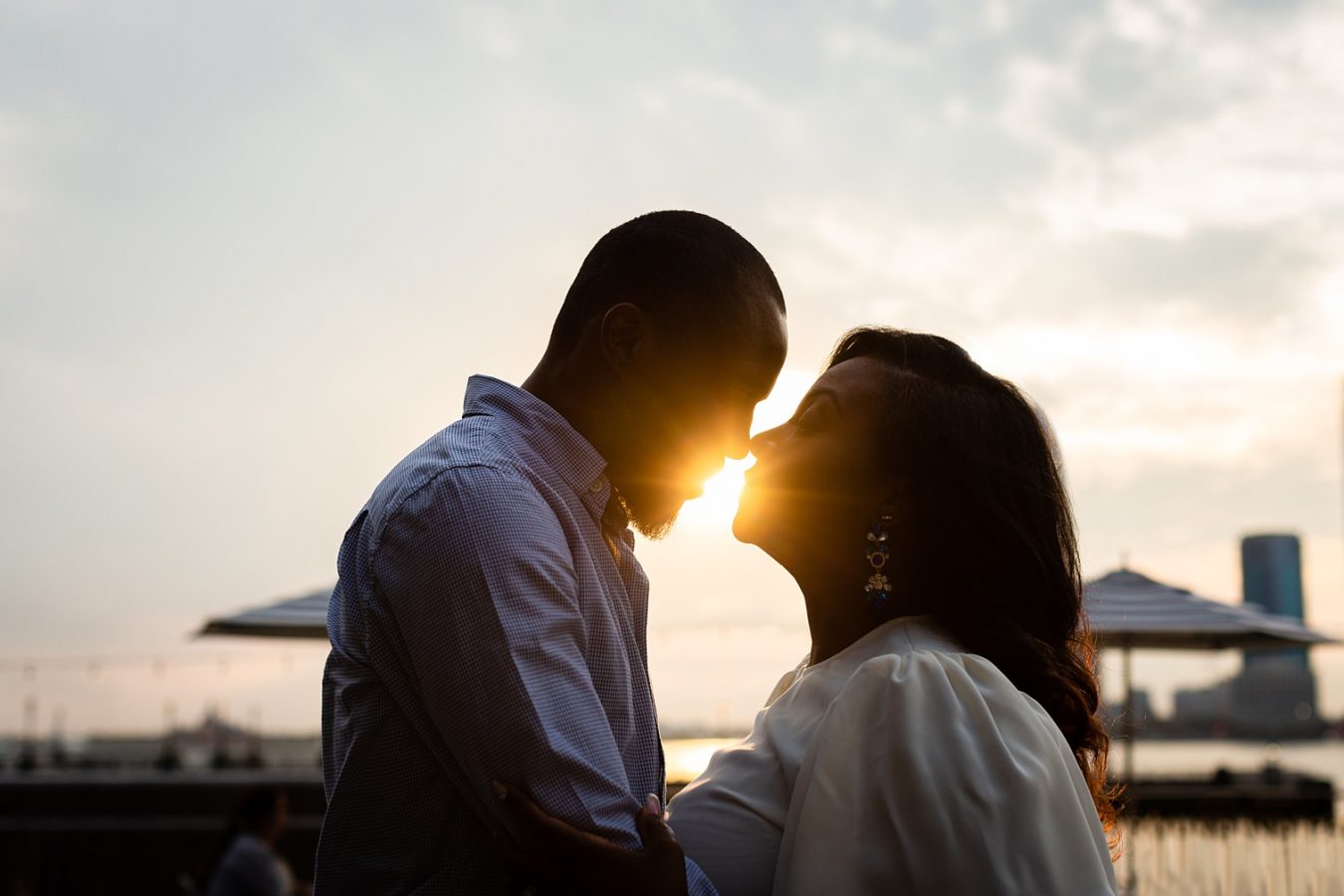 Battery Park Grenadian multicultural engagement session Petronella Photography