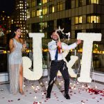 New York rooftop marriage proposal