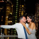 New York rooftop marriage proposal