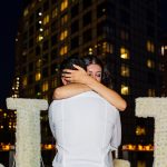 New York rooftop marriage proposal