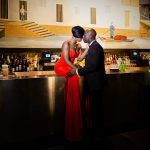 Buddakan restaurant Haitian Nigerian New York multicultural engagement session Petronella Photography