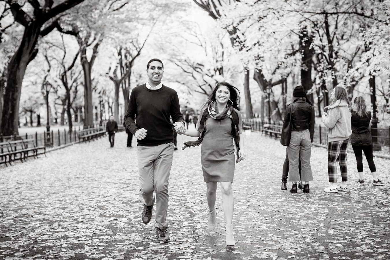 Central Park Indian engagement session Petronella Photography