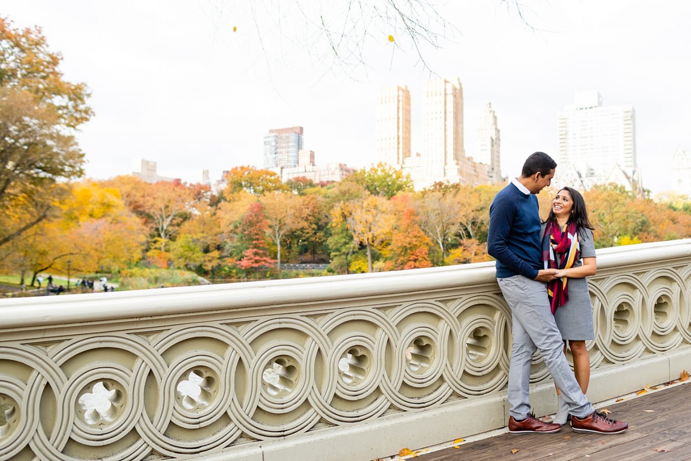 Central Park Indian engagement session Petronella Photography