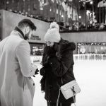 Rockefeller ice skating marriage proposal Petronella Photography